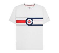Lambretta Mens Target Band Short Sleeve T-Shirt - White - S