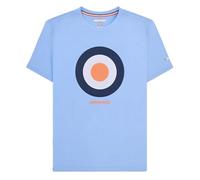 Lambretta Mens Target Crewneck Short Sleeve T-Shirt Tee Top - Clear Sky - 3XL