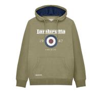 Lambretta Mens Target Pullover Hooded Sweatshirt Hoodie - Khaki - M