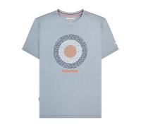 Lambretta Mens Target Logo Retro T Shirts (UK, Alpha, 3XL, Regular, Regular, Dusky Blue)