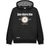 Lambretta Mens Target Pullover Hooded Sweatshirt Hoodie - Black - 4XL