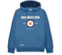 Lambretta Mens Target Pullover Hooded Sweatshirt Hoodie - Dark Blue - 4XL