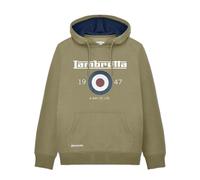 Lambretta Mens Target Pullover Hooded Sweatshirt Hoodie - Khaki - 2XL