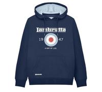 Lambretta Mens Target Pullover Hooded Sweatshirt Hoodie - Navy - 4XL