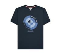 Lambretta Mens Target Quadrant Tee Big & Tall T-Shirt Short Sleeve - Navy - 2XL