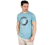Lambretta Men's Target Shade T-Shirt in Duck Egg Blue | Size: 2XL Lambretta Duck Egg Blue 2XL