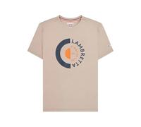 Lambretta Mens Target Short Sleeve T-Shirt - Stone - L