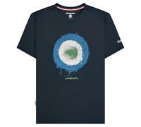 Lambretta Mens Target Spray Short Sleeve T-Shirt - Navy - 3XL