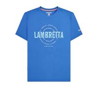 Lambretta Mens Target Text Crew Neck Short Sleeve T-Shirt Tee Top - S Dark Blue