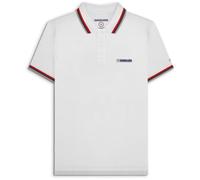Lambretta Mens Tip Polo White/Red XL