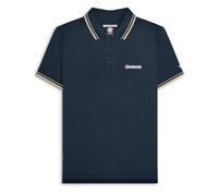 Lambretta Mens Tipped Polo Navy Cinder M