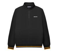Lambretta Mens Tipped Quarter Zip Sweatshirt