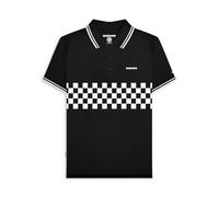Lambretta Mens Tone Polo Black L