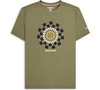 Lambretta Mens Track Tee Short Sleeve T-Shirt - Khaki - 4XL