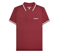 Lambretta Men's Triple Tipped Polo Shirt in Burgundy | Size: 3XL Lambretta Burgundy 3XL