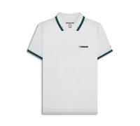 Lambretta Mens Twin Tipped Pol Adults White/cameo Lue/dres, Extra Large