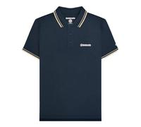 Lambretta Mens Twin Tipped Polo Shirt Big & Tall - Navy (Cinder/Cream) - 5XL