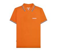 Lambretta Mens Twin Tipped Polo Shirt - Orange/Sky/Dark Blue - L