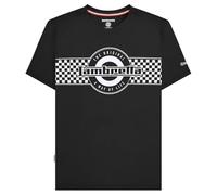 Lambretta Mens Two Tone Logo Short Sleeve Crew Neck T-Shirt Tee Top