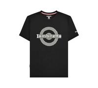 Lambretta Mens Two Tone Target T Shirt (UK, Alpha, M, Regular, Regular, Black)