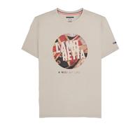 Lambretta Men's Union Jack T-Shirt in Beige | Size: 2XL Lambretta Beige 2XL