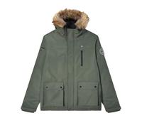 Lambretta Men's Utility Parka Coat (UK, Alpha, XXL, Regular, Regular, Khaki)