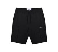 Lambretta Mens Utility SS25 Cargo Shorts (36R) (Black)