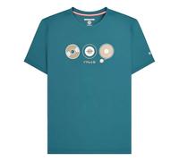 Lambretta Mens Vinyl Short Sleeve Cotton T-Shirt Graphic Top Casual Tee