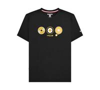 Lambretta Mens Vinyl Tee Big & Tall T-Shirt Short Sleeve Graphic - Black - 2XL