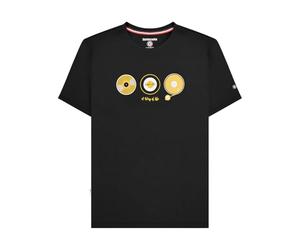 Lambretta Mens Vinyl Tee Big & Tall T-Shirt Short Sleeve Graphic - Black - 4XL