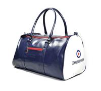 Lambretta Retro Classic Sports Messenger Shoulder Laptop Tablet Body Strap Bag Navy/White | Size: Large