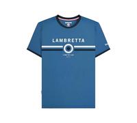 Lambretta Target Ringer Crew Neck T-Shirt - Dark Blue - SS9821 4XL