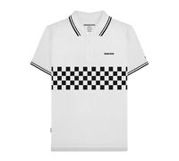 Lambretta Two Tone Tipped Polo (Medium) White