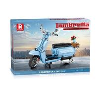Lambretta V200 Blue Building Blocks 1169pcs Toy High Quality