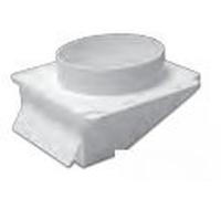 Lambro 143B Brown Plastic Under Eave Vent, 4-Inch