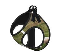 Lambs And Sheep Print Reflective No Choke Pet Vest Harness,Adjustable Soft Padded Dog Harness With Easy Control Handle