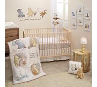 Lambs & Ivy Disney Baby Pooh Bear & Pals Cotton 3Piece Nursery Crib Bedding Set