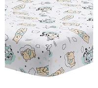 Lambs & Ivy Disney Baby Winnie The Pooh Hugs White Fitted Crib Sheet
