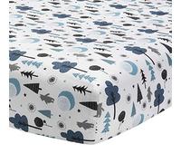 Lambs & Ivy Forever Pooh Fitted Crib Sheet, Multicolor