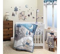 Lambs & Ivy (LAMCR) Forever Pooh 3-Piece Mini Crib Bedding Set, Blue (780020)