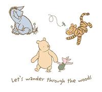 Lambs & Ivy Storytime Pooh Wall Decals - Beige, Animals, Disney, Bear
