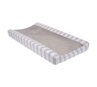 Lambs & Ivy Woodland Forest Gray Chevron Changing Pad Cover