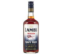 Lambs Navy Dark Rum, 40% ABV, 1L | Packaging May Vary, Caribbean Heritage, Smooth Flavour, Blend of 18 Rums, Ideal for Classic Rum Cocktails