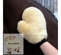 Lambskin Grooming Glove Natural Lamb Glove