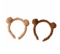 Lambskin Headband Cute Hair Accessories Two-piece Set Soft Cozy Lively Charming Daily Face Wash Makeup Hair Control Value Sweet Vibe