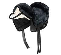 CHRIST Lambskin Saddle Spanish style Fellsattel IBERICA Plus from treeless bareback pad out of genuine sheepskin, size Warmblood, grey