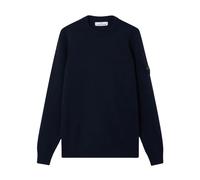 Lambswool Crewneck - male - Stone Island - Round-neck Knitwear - Blue - XL - Knitwear XL