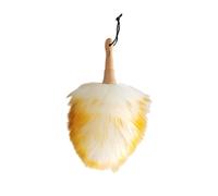 Lambswool Duster Soft Fluffy Wool Duster Feather Duster for Cleaning | Anti-Static Hand Dusting Brush Wooden Handle with Hanging Rope for Delicate and Hard-to-Reach Surfaces