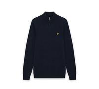 Lambswool jumper 1/4 zip Lyle & Scott Blend Bleu S