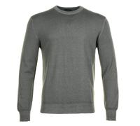 Lambswool Knitted Sweatshirt Khaki Green, XL